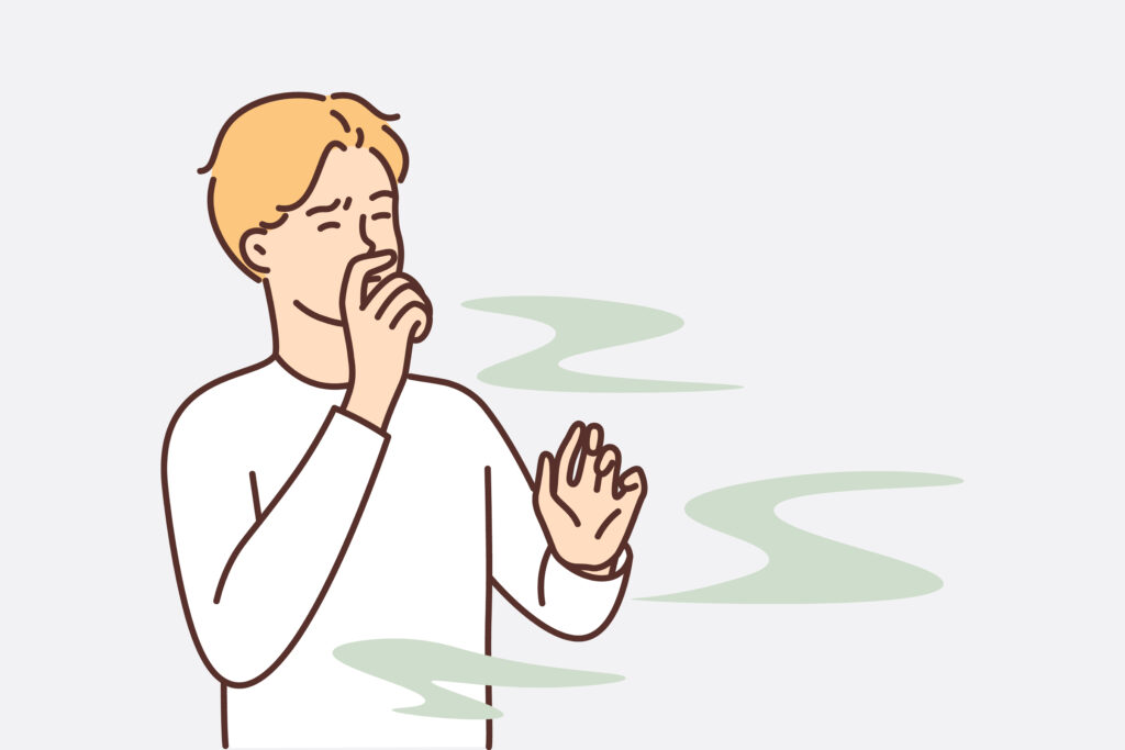 น้องชายมีกลิ่น